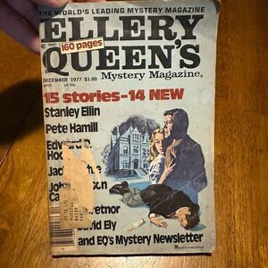 Vintage Ellery Queens Mystery Magazine December 1977 15 Stories